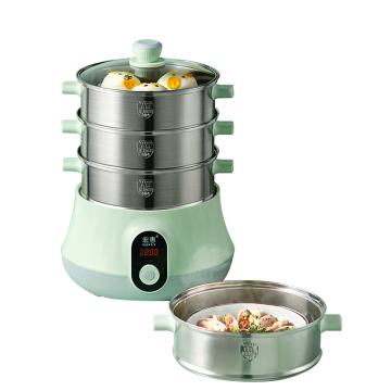 Home Use Multi-layer Portable Stainless Steel Electric Food Steamer