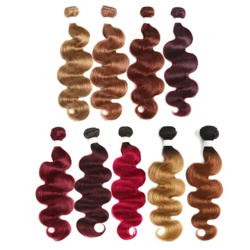 X-TRESS Wholesale Price Colored Hair Bundles Body Wave Bundles 100% Unprocessed Raw Brazilian Human Hair Extensions For Women