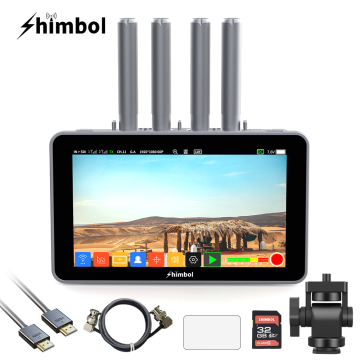 Shimbol zo600ms da 5,5 "2000NITS 1080p60 Wireless 3G-SDI e HDMI Monitor touchscreen