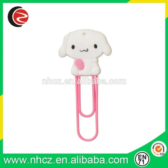 Rabbit Shape Soft Rubber Bookmark