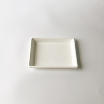 Bagasse serving tray 220x170x25mm