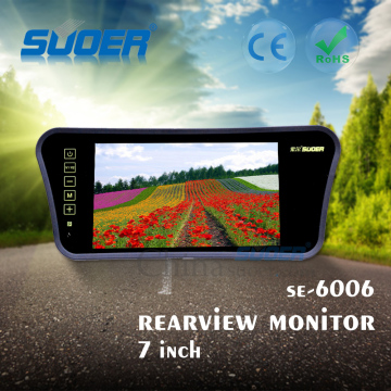 Suoer Car Rearview Mirror Monitor 7 Inch TFT LCD Car Rearview Reverse Monitor