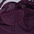 En stock ahueca hacia fuera más el tamaño de bralette y tanga bondage decoración de encaje transparente lencería sexy