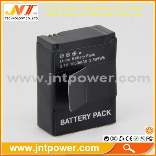3.7v Camera Battery Ahdbt-201 Ahdbt-301 For Gopro Hero3 1050mah 