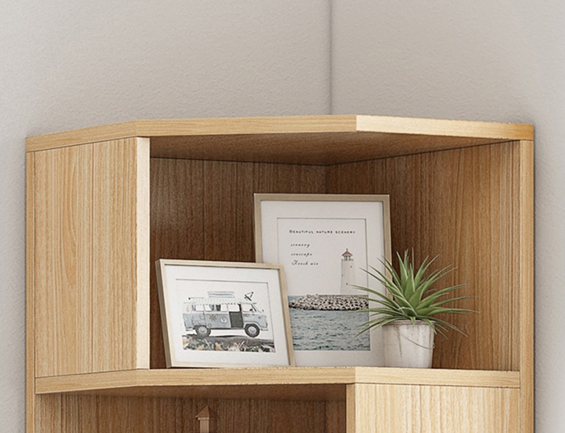 Best Quality Fir Wood Triangular Storage Shelf