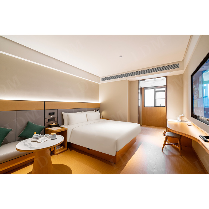 Design moderno Móveis de quarto de quartos de hotel de 3 a 5 estrelas