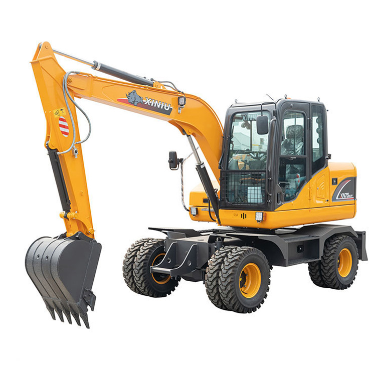 Price Barato Mini Wheel Crawler Excavators 6 Ton Small Digger en venta