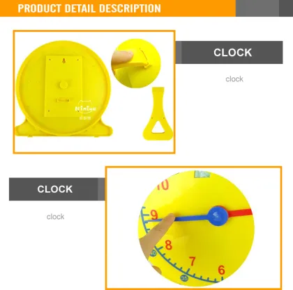 DIY Funny Clock Teaching Aids For Children