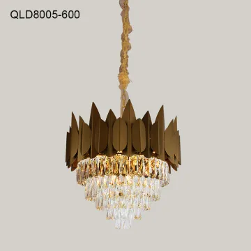 luxury lighting chandeliers iron lobby hanging glass lamps