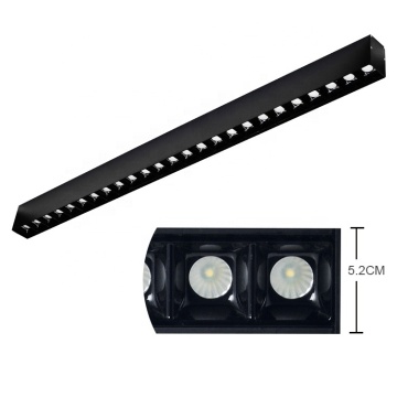 Perlengkapan pencahayaan liontin linier LED untuk rumah, kantor, studio, sekolah, rumah sakit, dan pusat perbelanjaan
