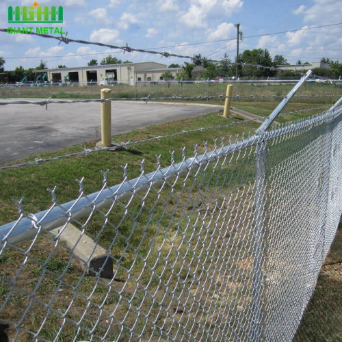 Galvanized Digunakan Chain Link Diamond Wire Mesh Fence