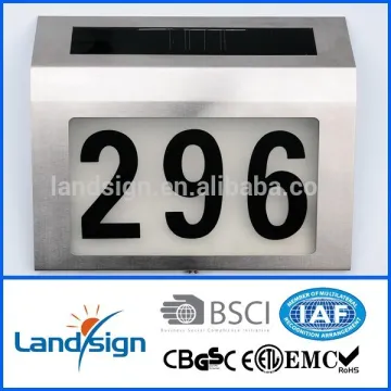 high brightness solar house number sign light solar floor/stairs lights