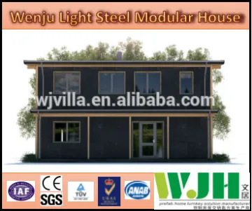 Wenju Two Storey prefab steel house villa