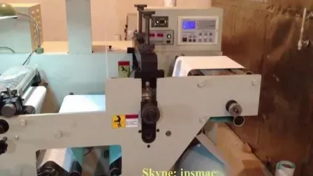 Auto Film Sticker Roll Die Cutter Slitter Rewinder