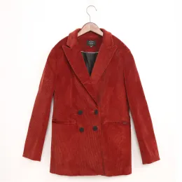 Ladies woven LS sleeve blazer