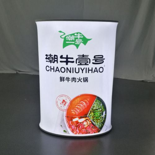 pop up trade show exhibition lighting promotion lift fabric service counter display standing desk