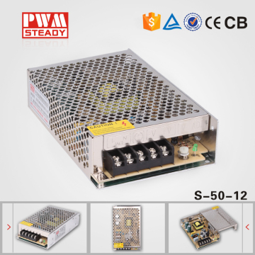 S-50-12 ac to dc cctv 12v switching power supply / 50w 4.2a led transformer