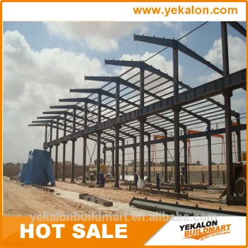 Design and production workshop higher reliability recyclable steel structure