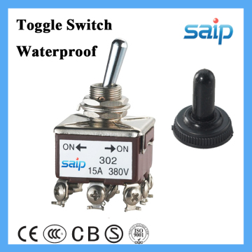 9p 3 Way on off on Dpdt Rocker Toggle Switch 15A 250V (303)