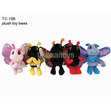 cute plush toy bees