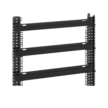 L-shaped network cabinet bracket