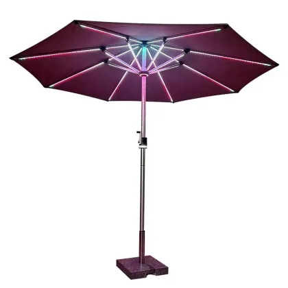 Luxury outdoor midpillar umbrella