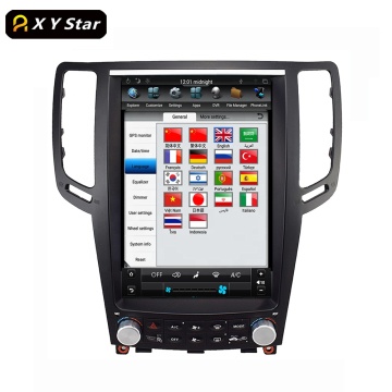 12.1\" Tesla Style Navigation DVD for Infinity G25 G35 G37 (2007-2013)