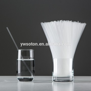 Striped Clear Color Straight-Cut Straw, New Drinking Straws Plastic Straight Straw Wedding Party Bar