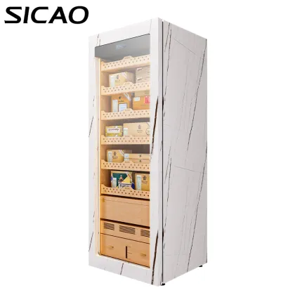 SICAO CS1800 495L Cigar Cabinet Cooler - 2000-3000 Cigars Capacity