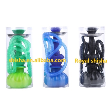 Mini portátil barato de plástico de silicona shisha cachimba