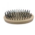 Oval Wooden Handle Steel wire brush