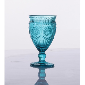 Colorful Unique Crystal Stylish Blue Wine Glasses