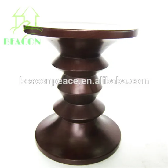 classic time life walnut color wood Stool