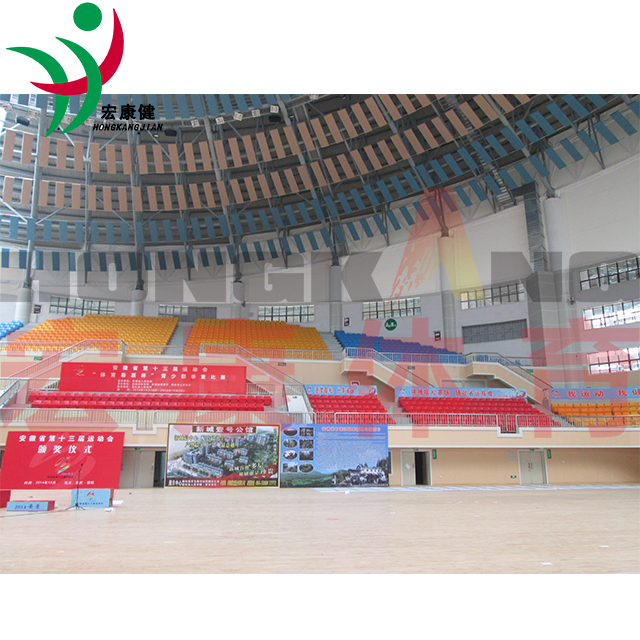 Retractable Gym Bleachers for Indoor Use