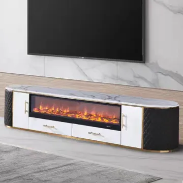 Luxury Modern Electric Fireplace TV Stand