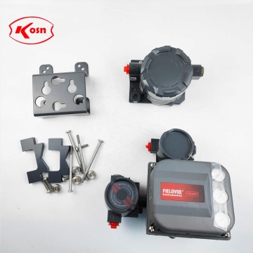 Großer Bestandteil: Fisher DVC6205 &amp; DVC6215 Remote Mount Split -Ventilpositionierer und Controller