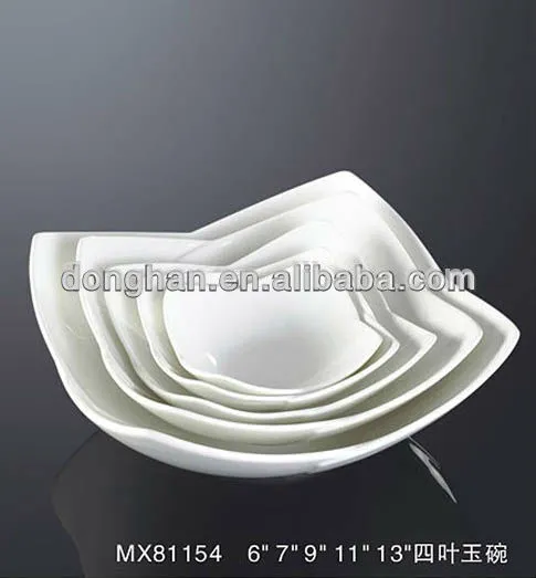china factory ceramic bowl with corners