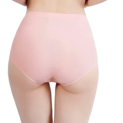 Women's Seamless Period Underwear: Invisible, High-Waist, No-Show Bikini Underwear