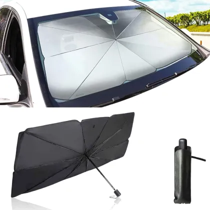 FEAMONT Car Umbrella Wind Shield Sun Shade