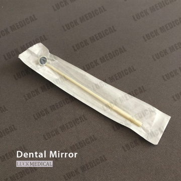 Uso di ispezione orale dello specchietto per bocca in plastica medica