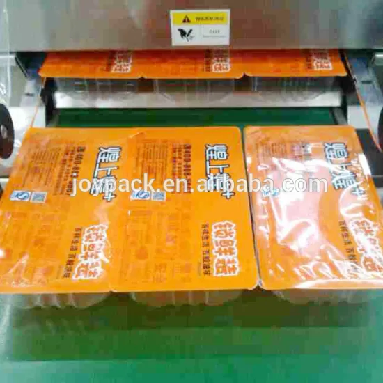 Bacon and Ham Strip Packaging Machine with Thermoforming Rigid Film and MAP