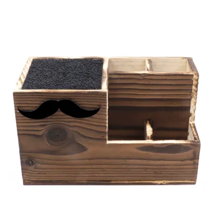 Salon Hairdressing Tools: Comb, Brush, Clips, Scissors, Socket & Accessories Storage Box