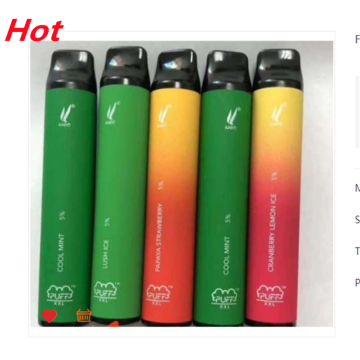 퍼프 플러스 1600 퍼프 바 퍼프 XXL vape.