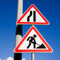 علامات الشارع المخصصة ، علامة السلامة على الطرق