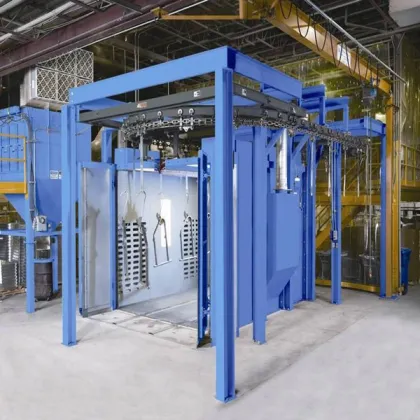 Steel Parts Cleaning Surface Blasting Abrator Equipment