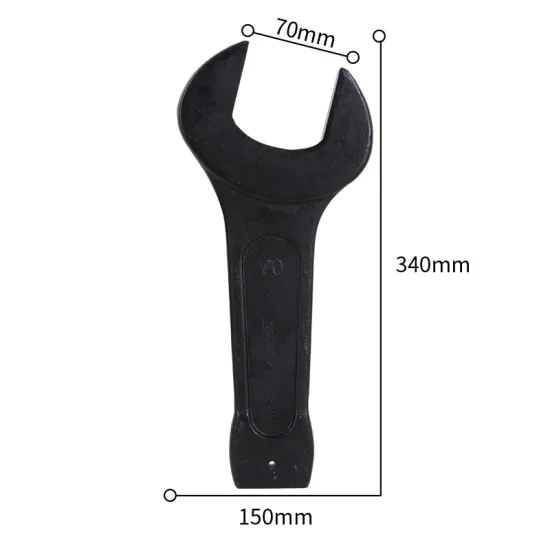 Deli DL32370 hand tools hammer slugging open end Striking Wrenches 70mm