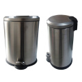 Oval Stainless Steel Trash Can with Inner Bucket