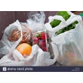 Walmart Plastic Vest Carrier Packing Grocery Flat Handle Plastic Carrier Bags