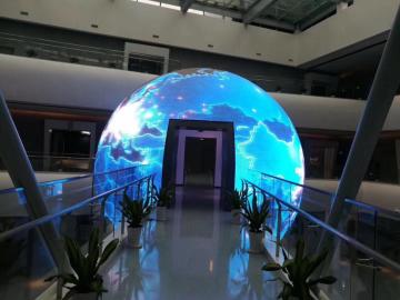 P4 2.5m diameter indoor sphere led display