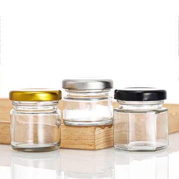 Mini Jam and Honey Jars: 25ml, 35ml, 45ml Airtight Glass Jars in Round and Square Shapes with Lids